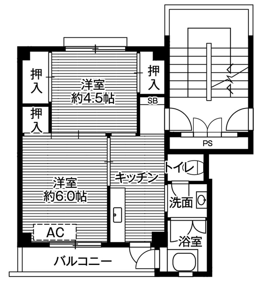 ビレッジハウス白枝２号棟0206_2